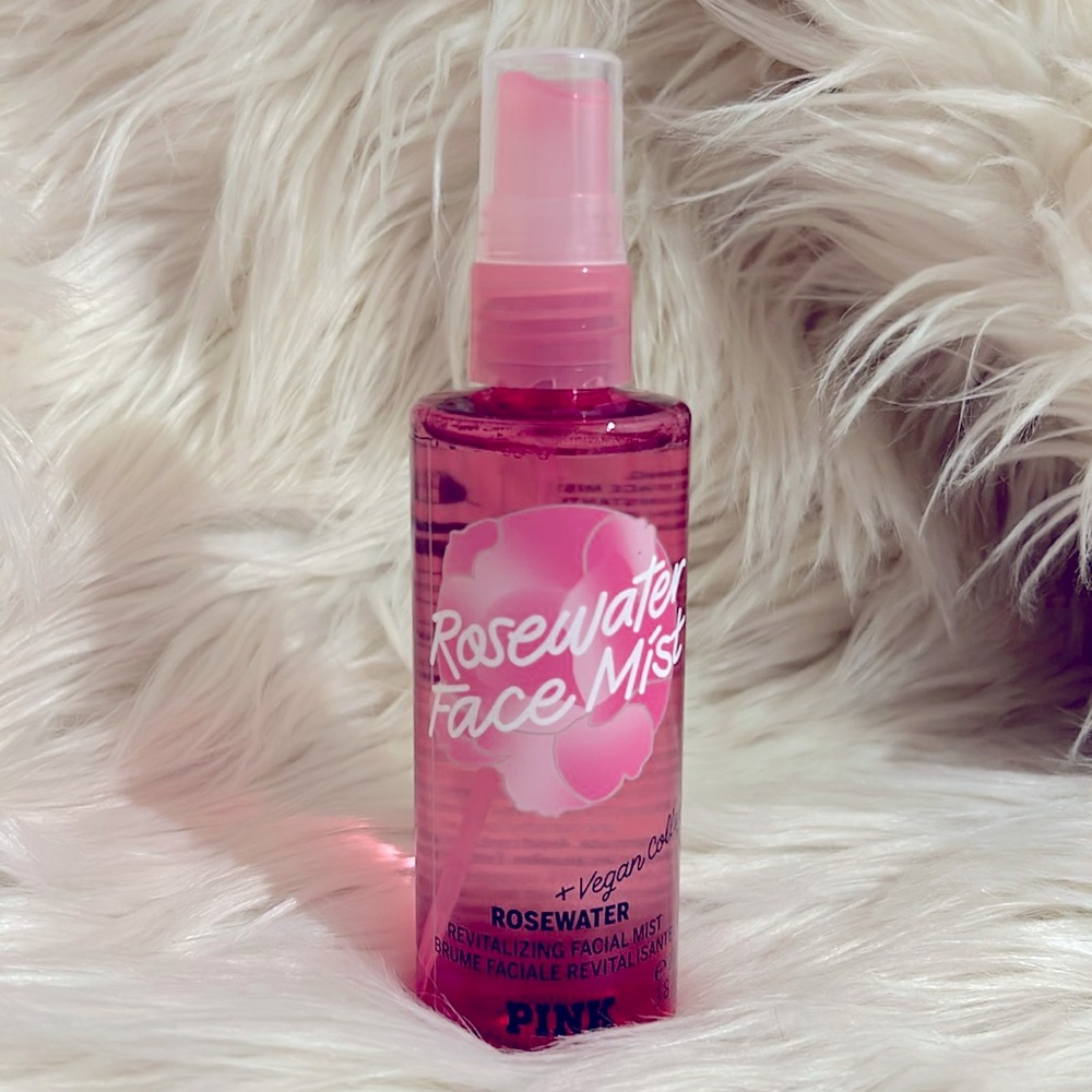 VS PINK rose water + Collagen Face Mist NEW! Victoria’s Secret Skincare Spray